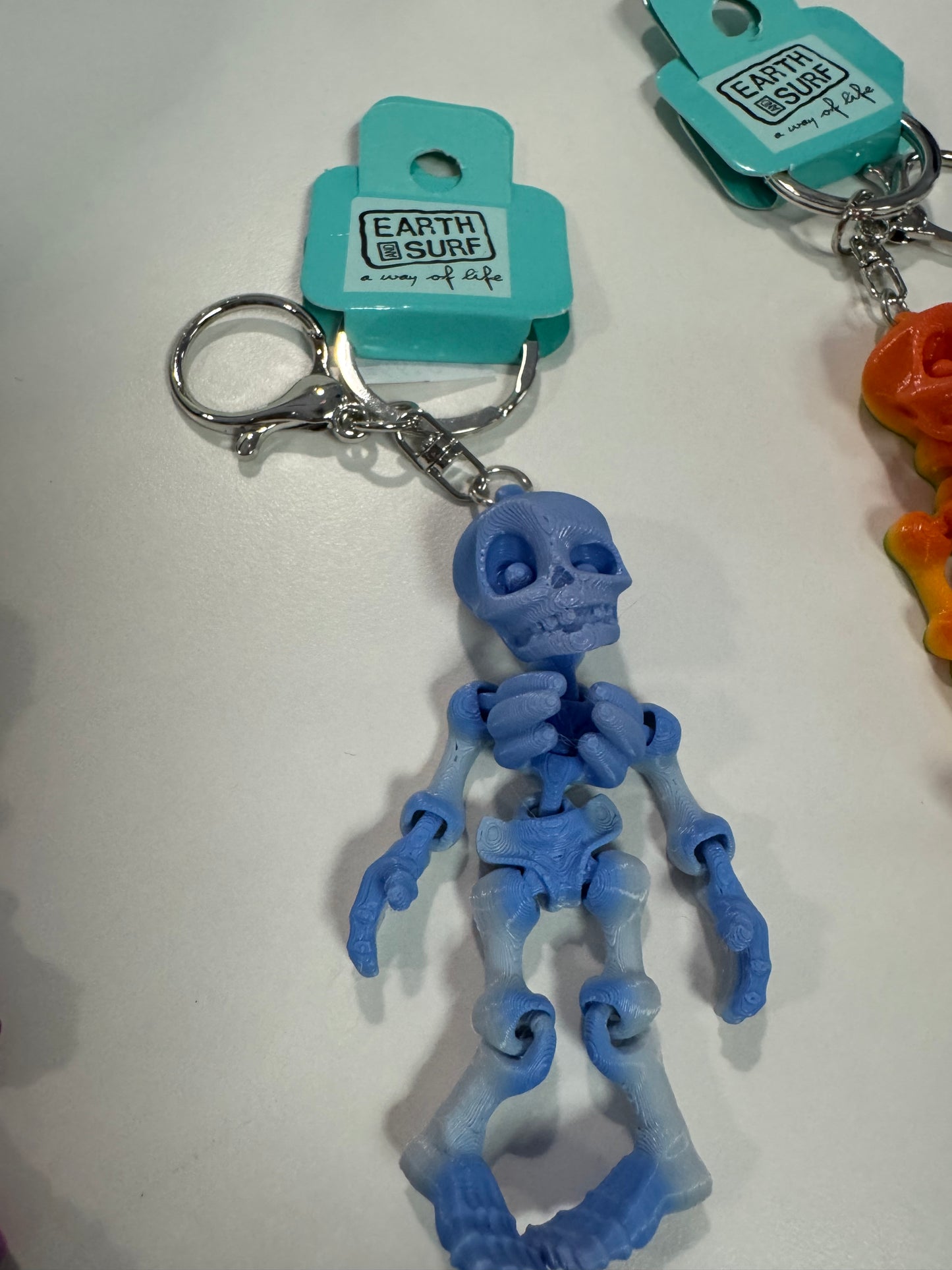 3D skeleton keychain