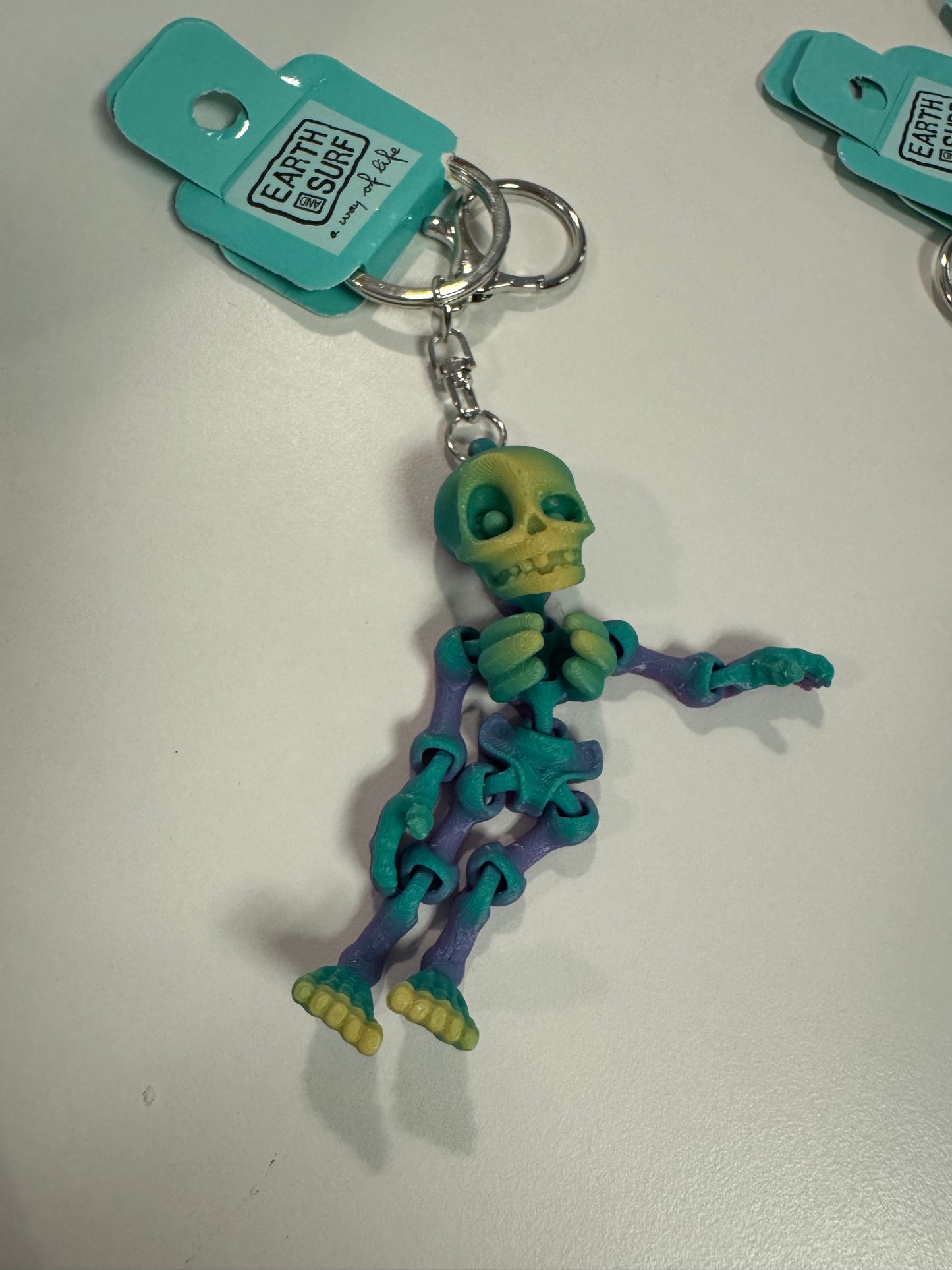 3D skeleton keychain
