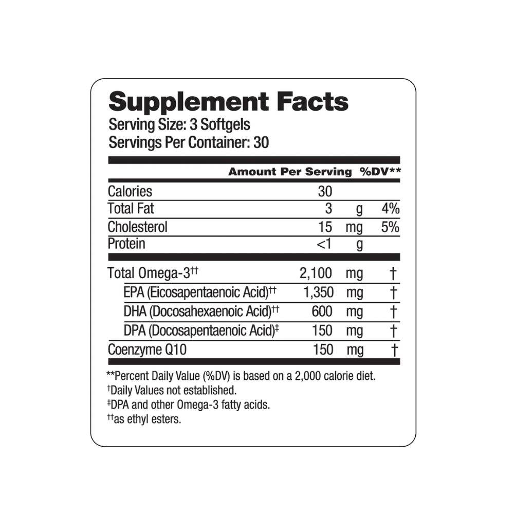 Omega−3 2100 with CoQ10