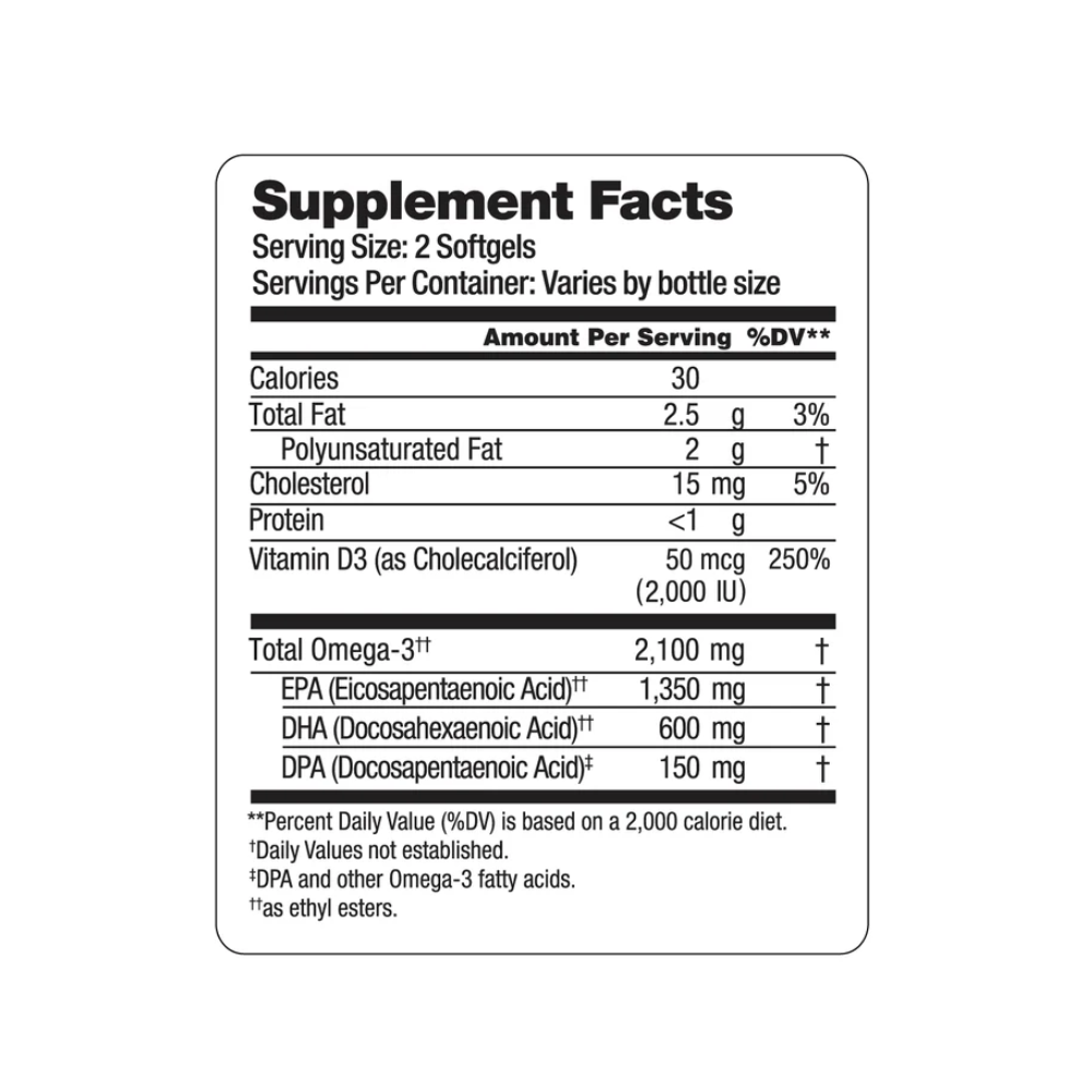 Omega−3 2100 with Vitamin D3