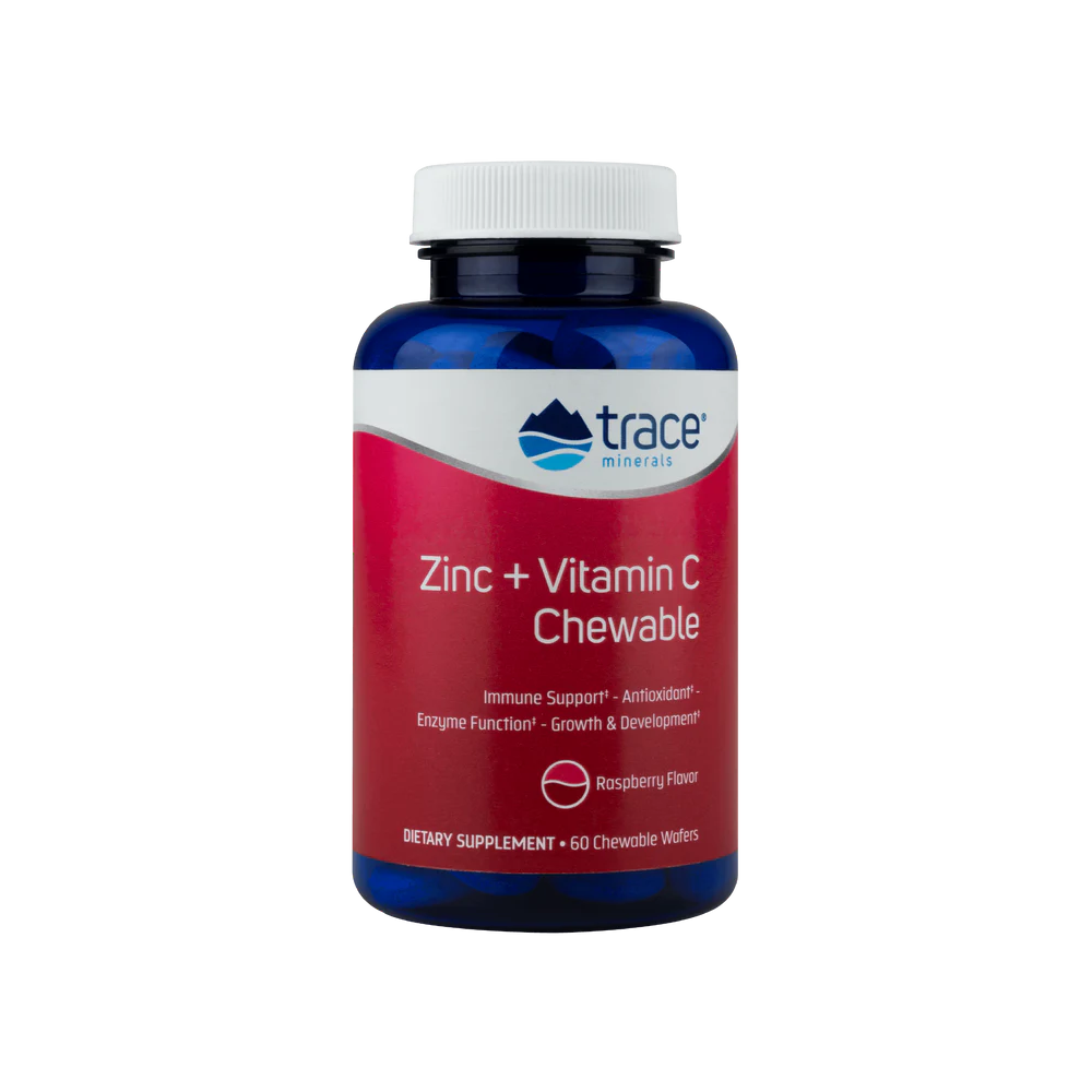 Zinc + Vitamin C Chewables-Raspberry