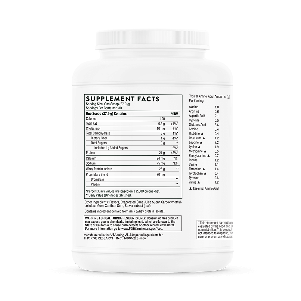 Whey Protein Isolate - Vanilla